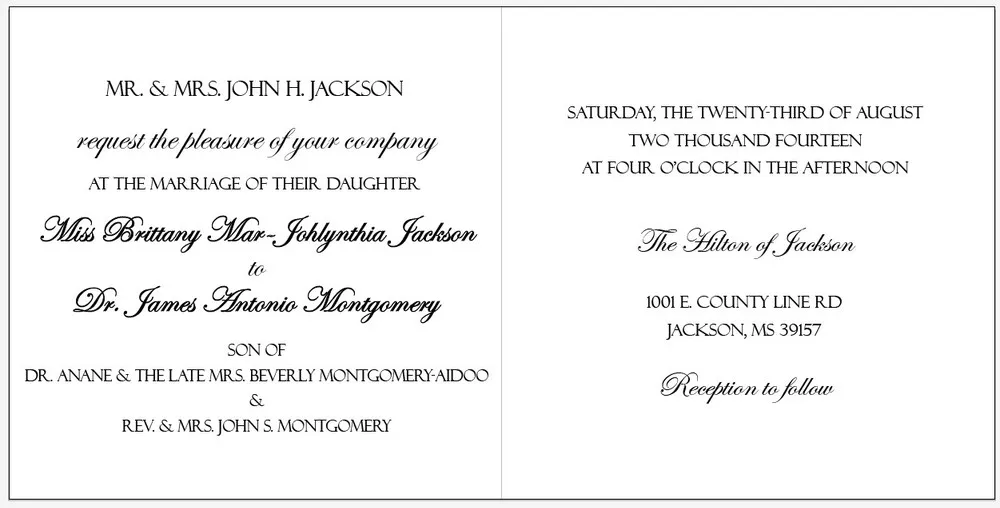 exemple carte invitation bal