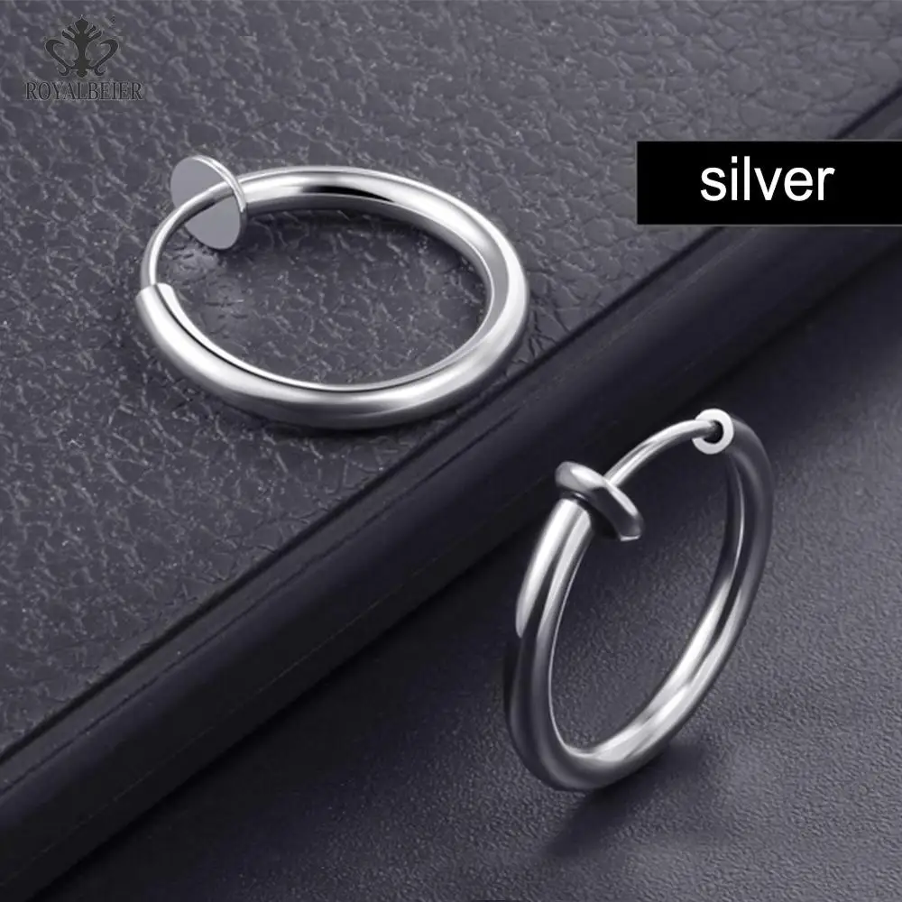 Royalbeier 2019 модные новые ранние серьги женские и мужские клипсы без пирсинга клипса