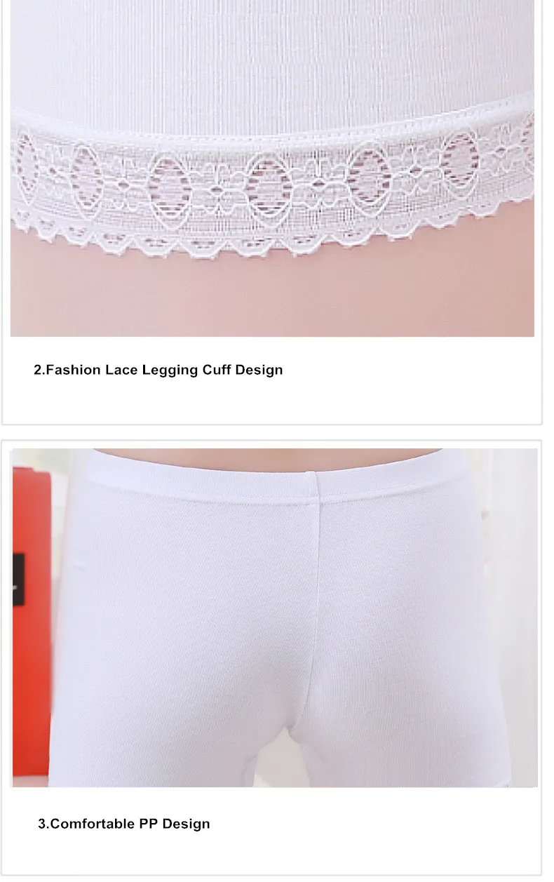 Anti Emptied Safety Lace Cotton Girls Underwear Panties 1-7