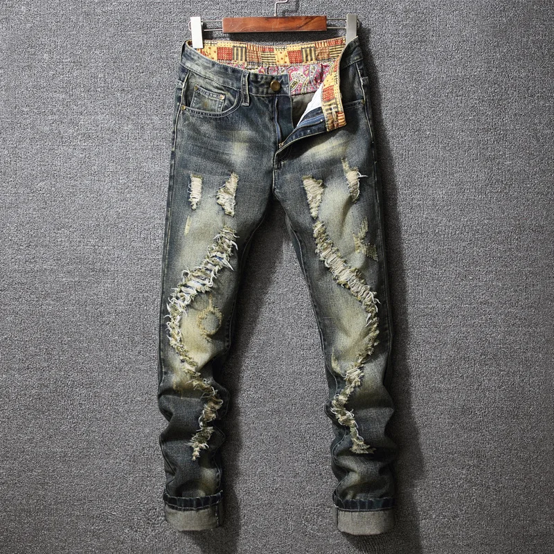 bleached ripped jeans
