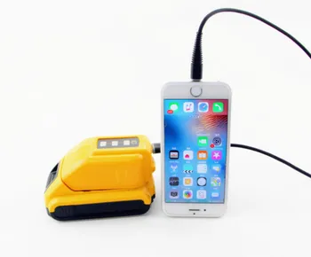 

New 3A DCB091 adapter for DEWALT charge Android phone with 12V cold suit USB interface