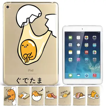 

Cute Cartoon Lazy Egg Gudetama Relax Yolk Protective Clear TPU Silicone Soft Tablet Case Cover For Apple iPad 2 3 4 Generation