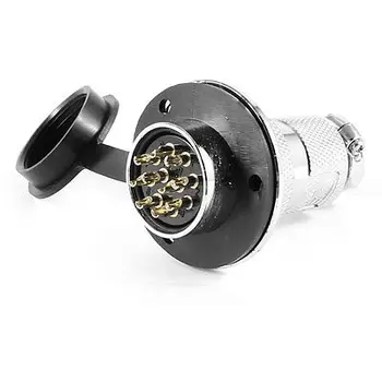 

Metal Flange 25mm Head GX25-10 10Pin Male Aviation Connector
