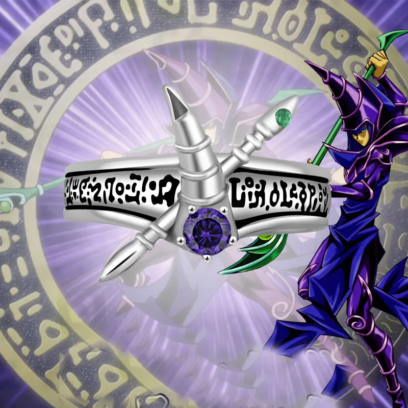 

Anime Yu-Gi-Oh! Yugi Muto Ring 925 Silver Halloween Cosplay ring Gift Jewelry Gift New Cartoon Comic 925 Silver Rings