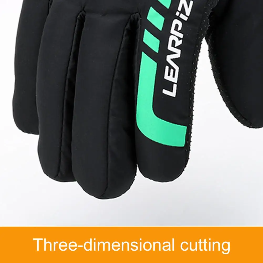 Теплые перчатки для мужчин, зимние уличные перчатки для езды на мотоцикле, мужские ветрозащитные утолщенные лыжные перчатки
