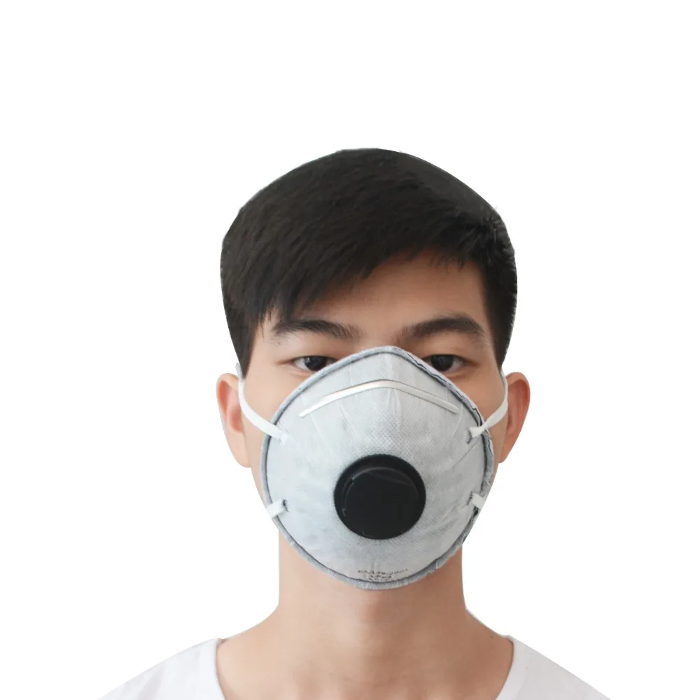 

100pcs Earloop PM2.5 mouth mask Breath valve Anti Haze disposable Mask anti dust Mouth-muffle respirator Flu Face masks for face
