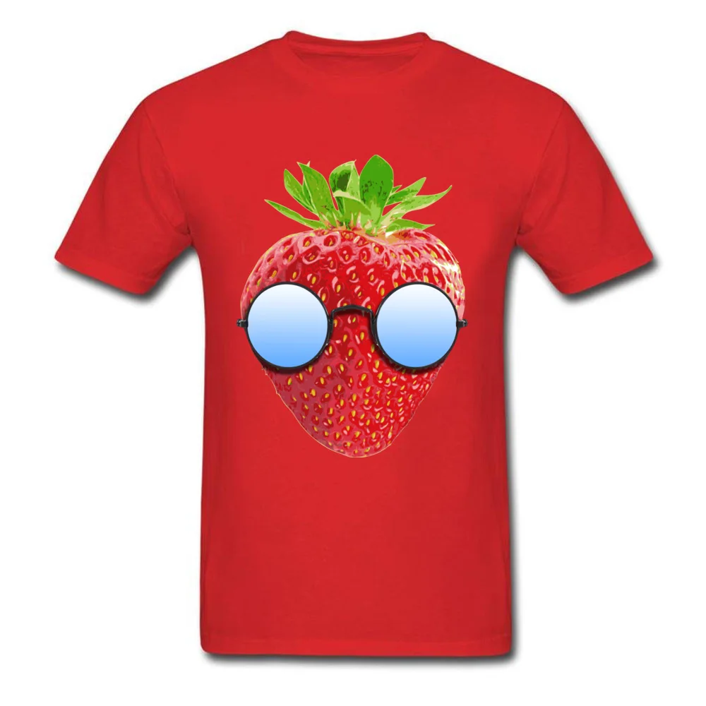 Tops & Tees Cool Strawberry Autumn Rife Cool Short Sleeve 100% Cotton Round Neck Mens T-Shirt Cool Sweatshirts Cool Strawberry red