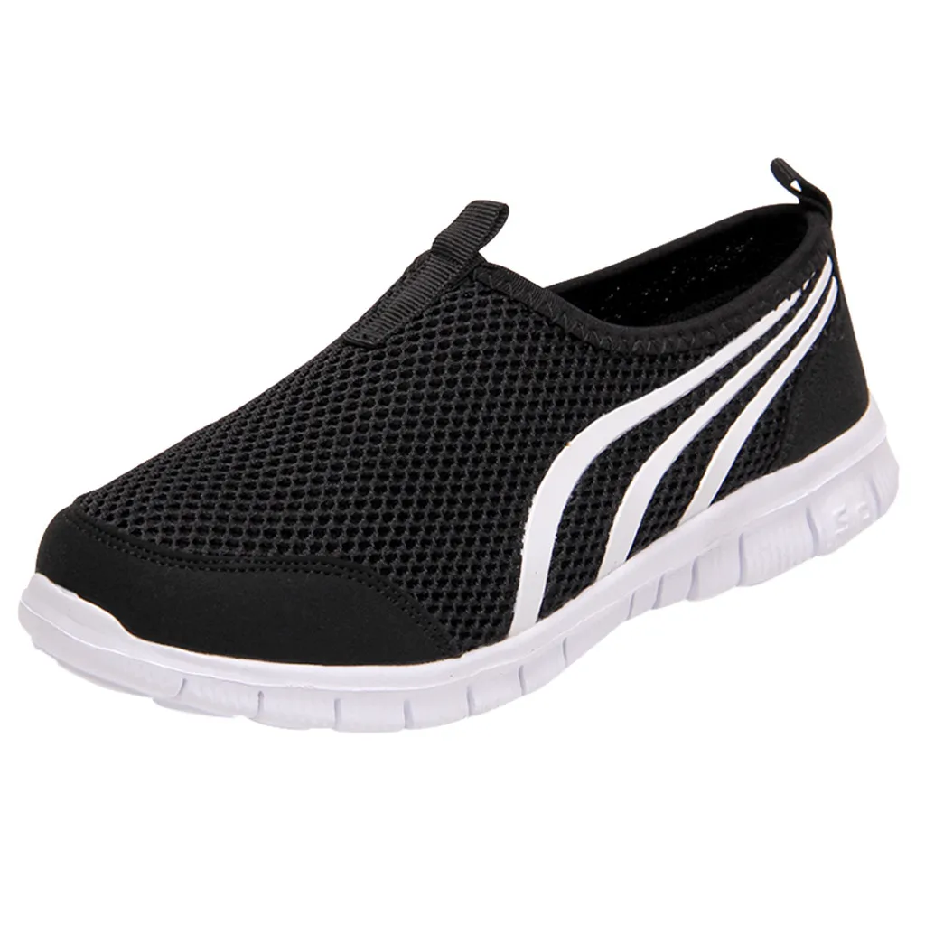 

SAGACE Women's men's couples comfortable mesh breathable casual sports shoes casual pedals lazy shoes new listing 2019