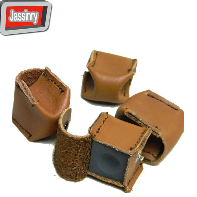 Free shipping 1pcs Handmade Genuine Leather Billiards Pool Chalk Holder