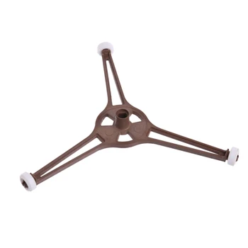 

Microwave Oven Triangle Shaped Tray For Microwave Parts 24.5cm Flat Glass Plate