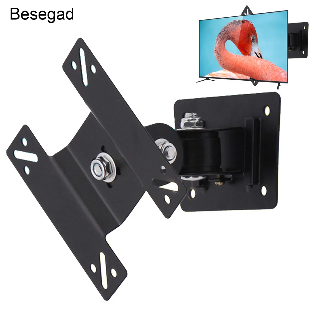 Besegad 14 &quot 24&quot ЖК светодиодный экран плоская панель VESA 75/100 ТВ подставка для