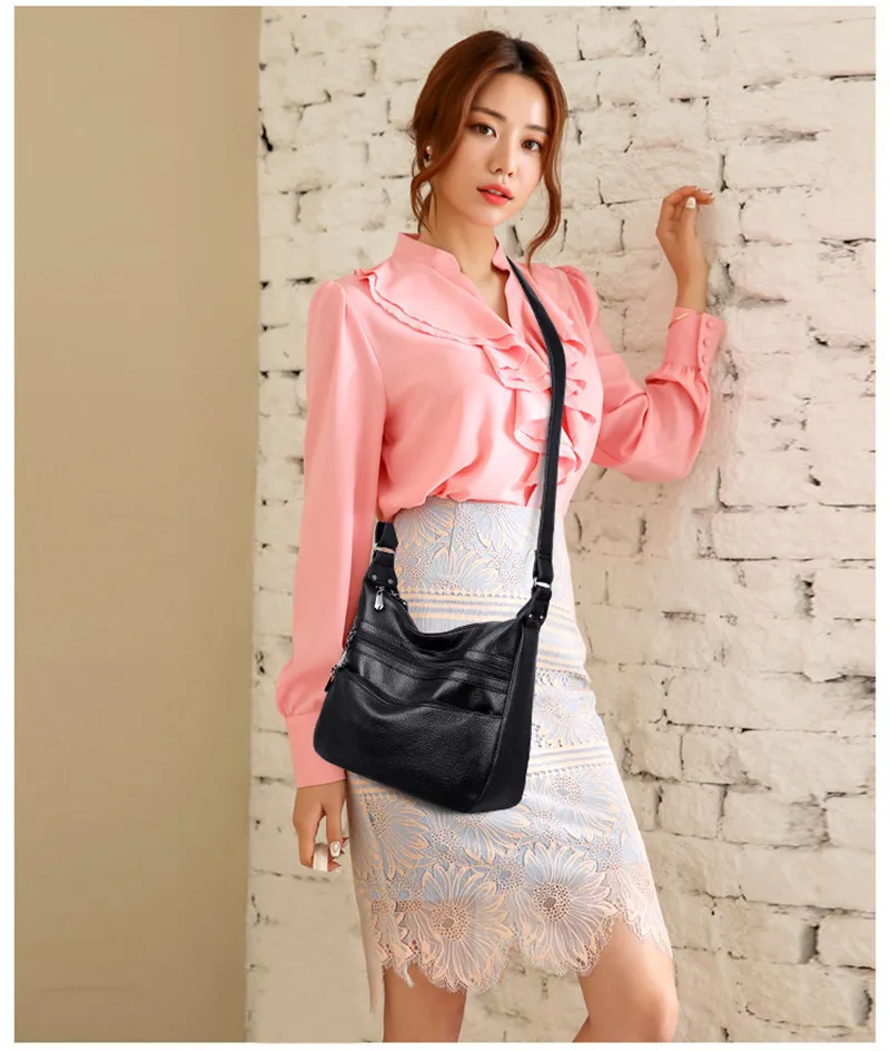 Multi bolso feminino bolsa de ombro designer