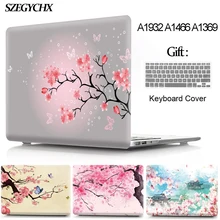 Чехол для ноутбука с изображением цветущей вишни для Macbook Air Pro retina 11 12 13 15 13,3 Touch Bar для mac book New Air 13 A1932 жесткий чехол