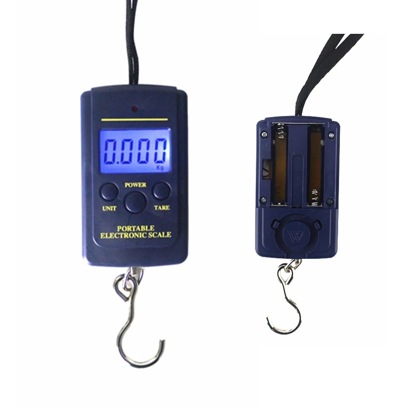 

40Kg 10g Digital Luggage Scale Hanging Package Vegetable Fishing Scales Mini Weight Balance Portable