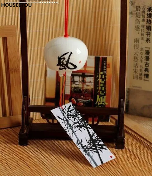 Японские керамические колокольчики для сада, подвесные украшения для дома, украшения для дома, подарки