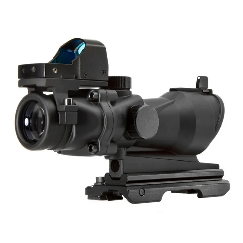 Aim Acog 4X32 прицел с QD креплением и мини в красную точку Снайперский охотничья