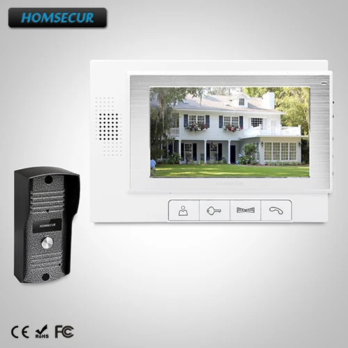 

HOMSECUR 7" Hands-free Video Door Entry Security Intercom+Metal Case : TC031 + TM702-W