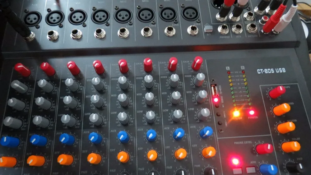 CT-80S/USB di mixer professional amplifier mixer 8