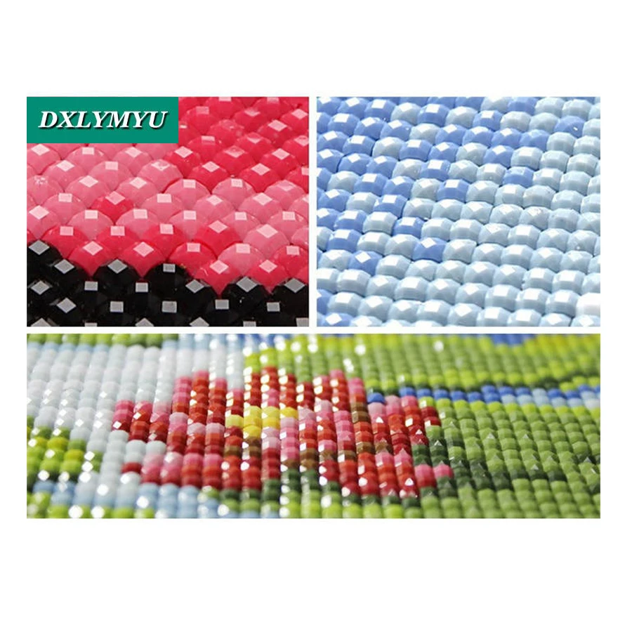 5D Diamond Painting Cross Stitch Romantic str Diamond Mosaic Resin Diamond Embroidery Needlework Full Square Home Decoration