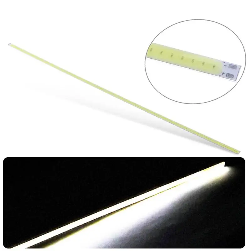 150x10mm 12 V 60LED شرائط مصباح السوبر مشرق الصلب COB المنخفضة الجهد المطبخ مجلس الوزراء مصباح سيارة DIY لعبة أضواء الإضاءة حتى وناعمة