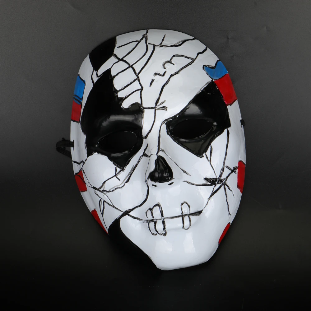 The Punisher 2 Billy Russo Cosplay Mask Plastic Costume Props Halloween Masquerad Mask Unisex Adult Coser  (2)