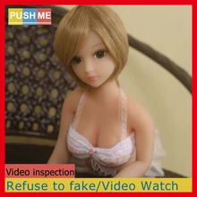 real silicone sex dolls 65cm japanese lifelike silicone mini sex doll for men Metal skeleton male masturbation sex toys