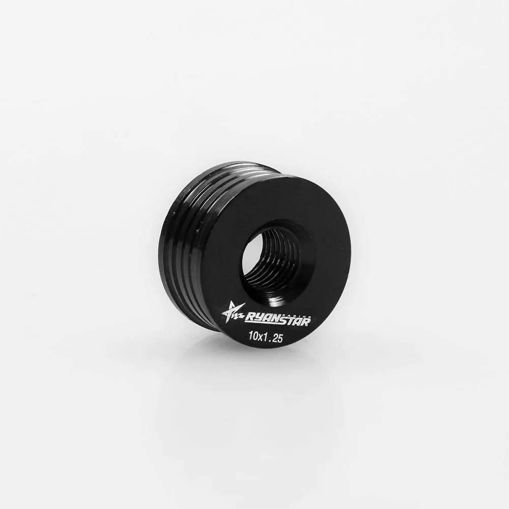 NEO CHROME SHIFT KNOB BOOT RETAINER//ADAPTER FOR MANUAL GEAR SHIFTER LEVER 8X1.25