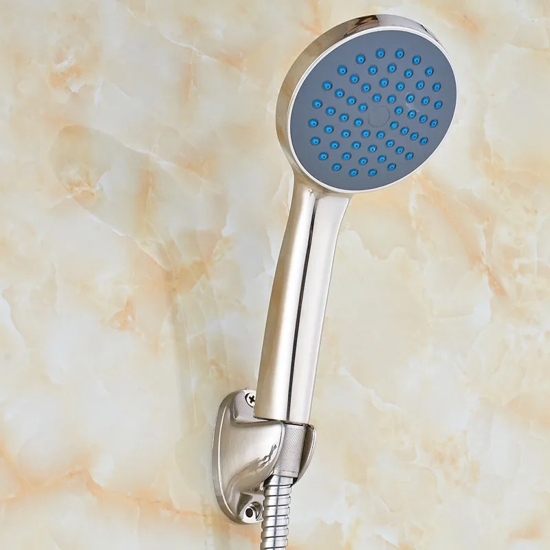 Wall Mount Brushed Nickle Hand Shower+Hose+Holder Freeshippingin