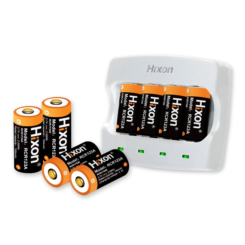 8pc CE& FCC RCR123A Li ion rechargeable Battery for Arlo HD camera