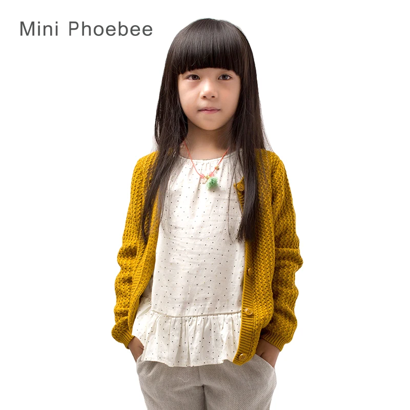 kids sweaters for kids Cotton winter 2018 girls sweater coat korean