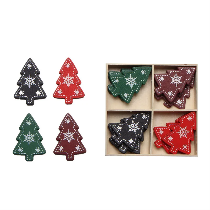 20pcsbox Christmas Wooden Labels Christmas Closet Window Wall Stickers Decor Christmas Decorations For Home N22 (5)