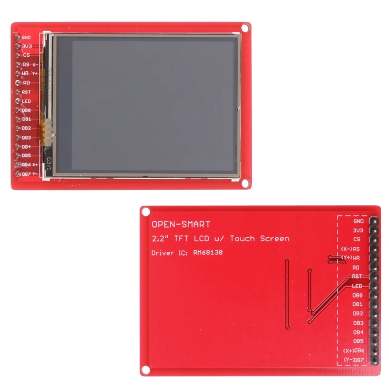 2.2" TFT LCD Touch Screen Breakout Board Module w/ Touch Pen Drop Ship Support