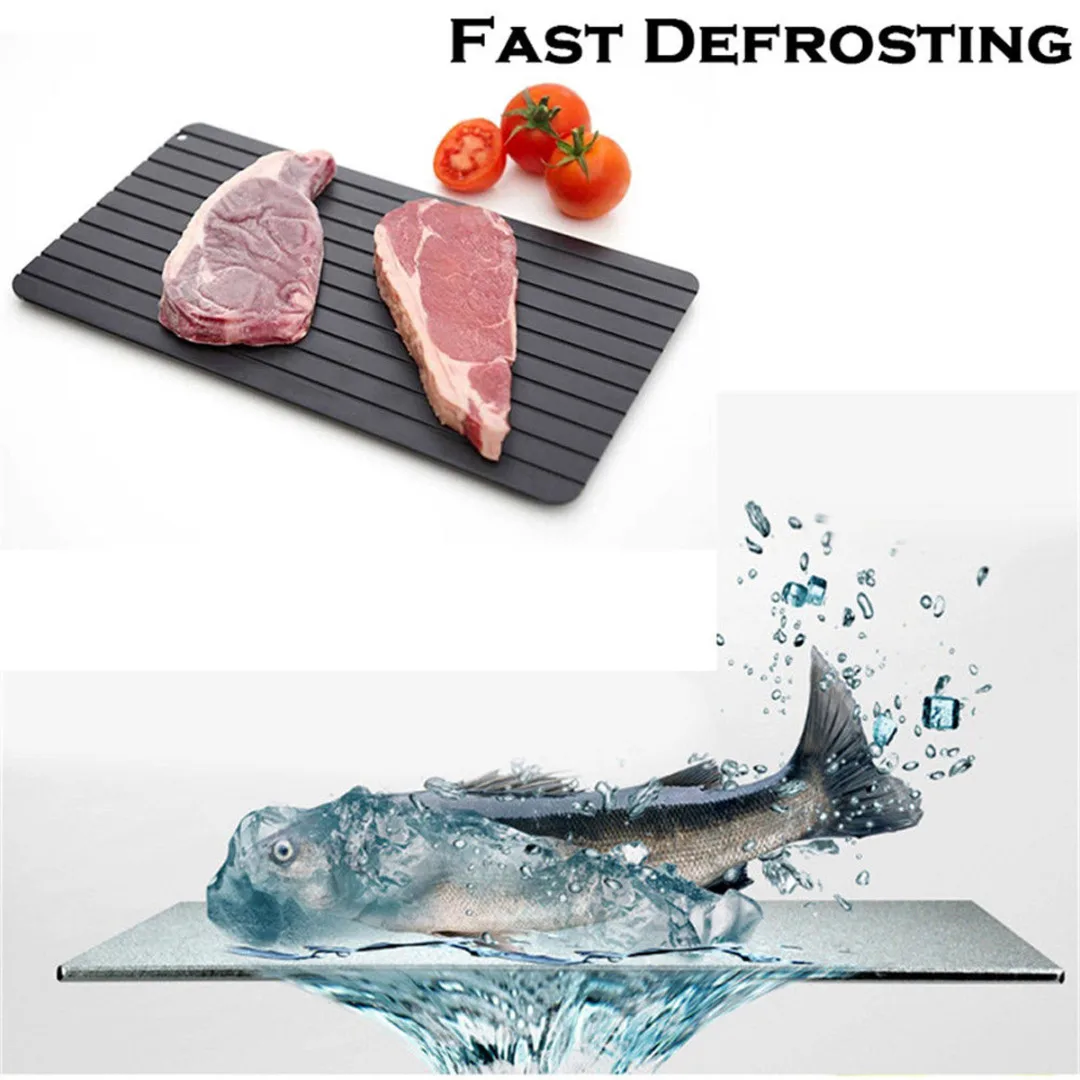 1PC Fast & Easy Defrosting Meat Tray Rapid Thawing Tray For Frozen Food New