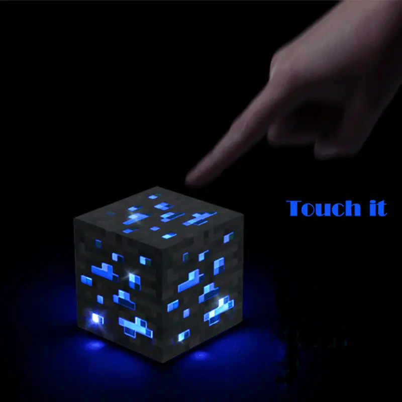 ﻿Buy Original Light Up Minecraft Torch LED Minecraft Lamp Hand Held or