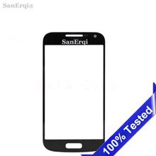 SanErqi 100 шт. Передняя Внешний Стекло Замена для samsung Galaxy S4 i9505 I9500/S4 мини I9190 i9192 i9195 ЖК-дисплей сенсорный экран объектива