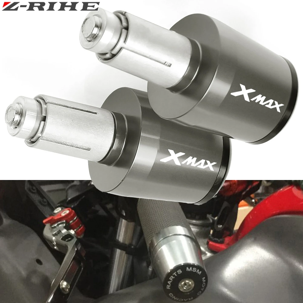 22 мм мотоцикл для XMAX логотип ручка бар концы ручки YAMAHA 300 X MAX 125/200/250/400|Ручки