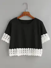 Women Lace Blouse Femme Tops Chiffon Shirt Summer 2016 White Short Sleeve Blusa Feminina Hollow Women Top Shirt Blouse Plus Size