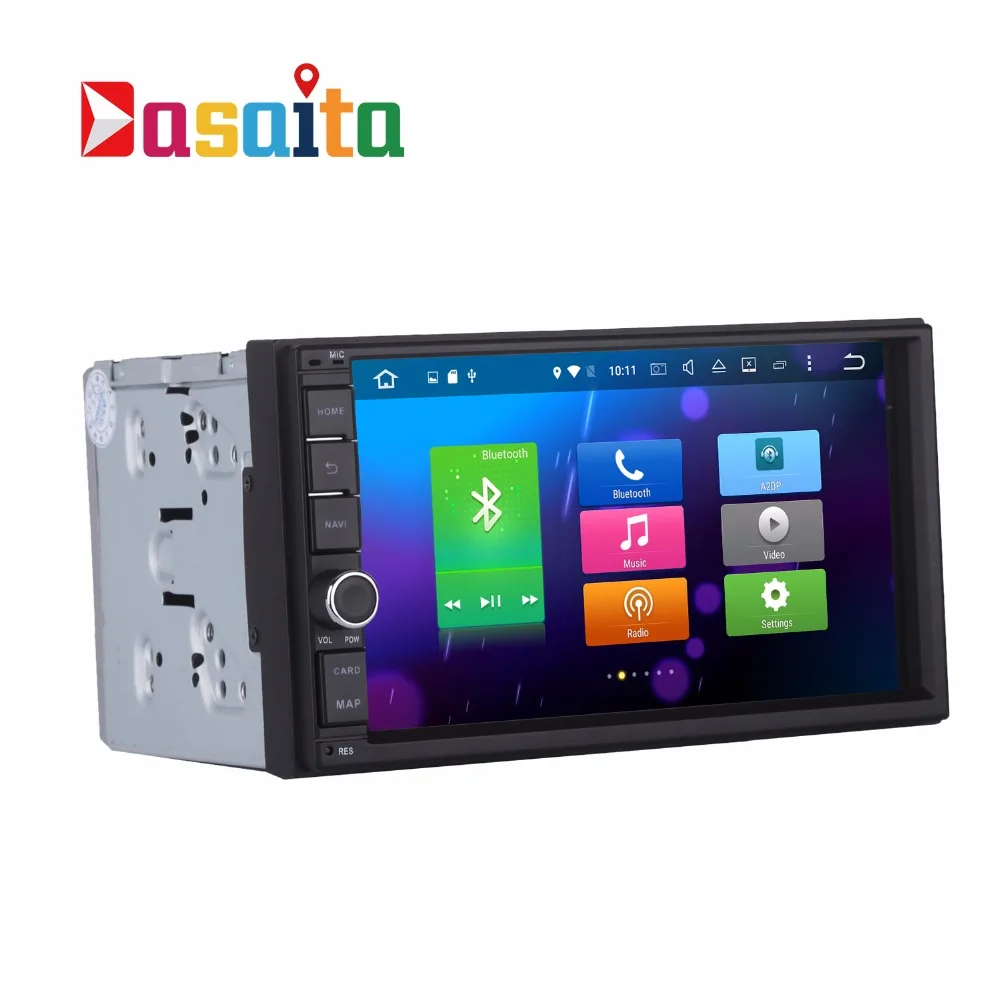 Dasaita 2 DIN Android 6.0 Auto Radio Octa Core 7 Inch Universal Car NO DVD Player GPS Stereo Audio Head Unit Support DAB DVR OBD