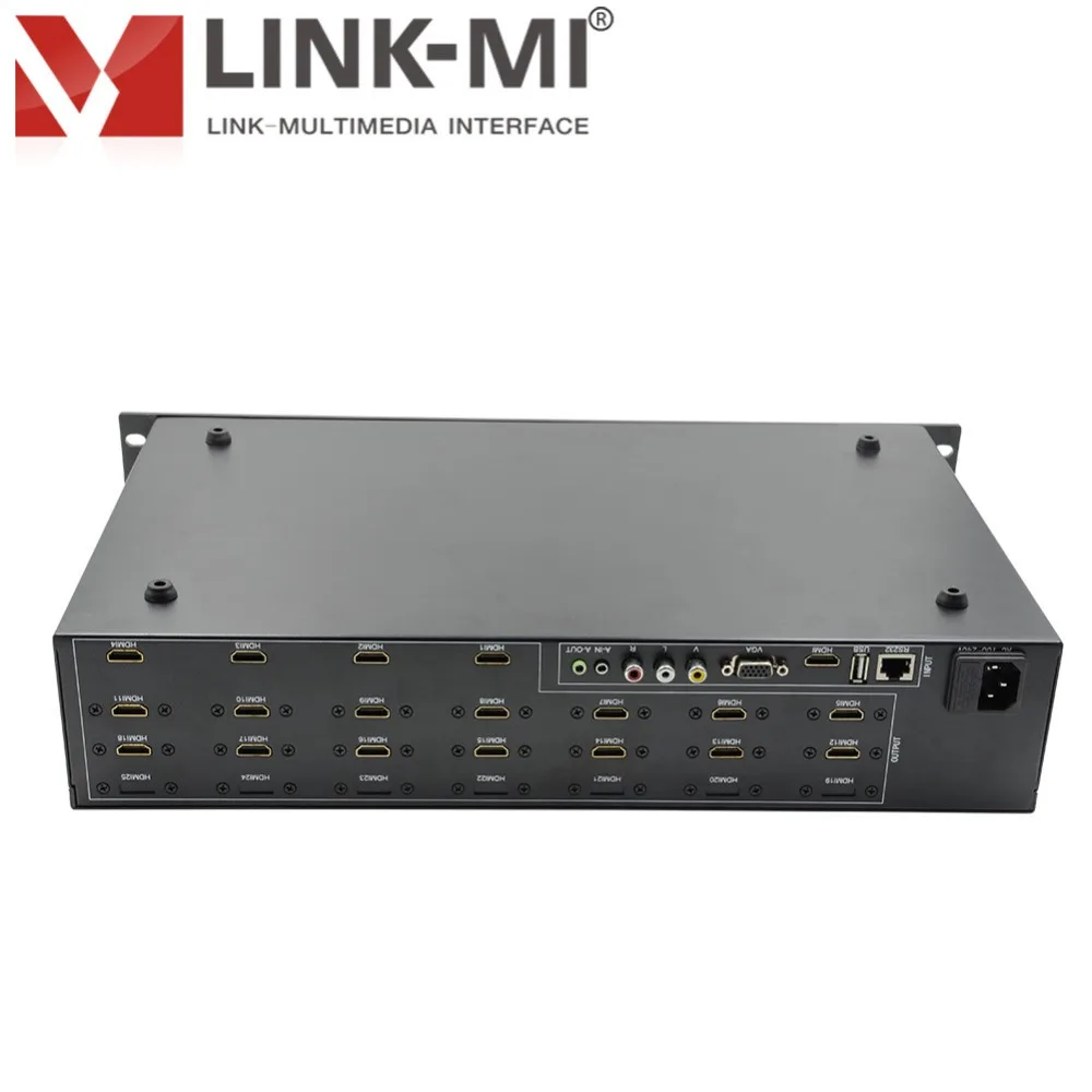 Видеостена контроллер LINK-MI LM-TV18 Full HD 1080 P видео процессор 2x2,3x3,4x4,3x4,3x6 и т. д. мульти-экранов рекламы видеостена