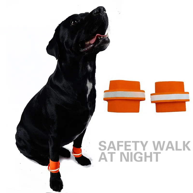 Safety Reflective Knee Braces Dog Fluorescent