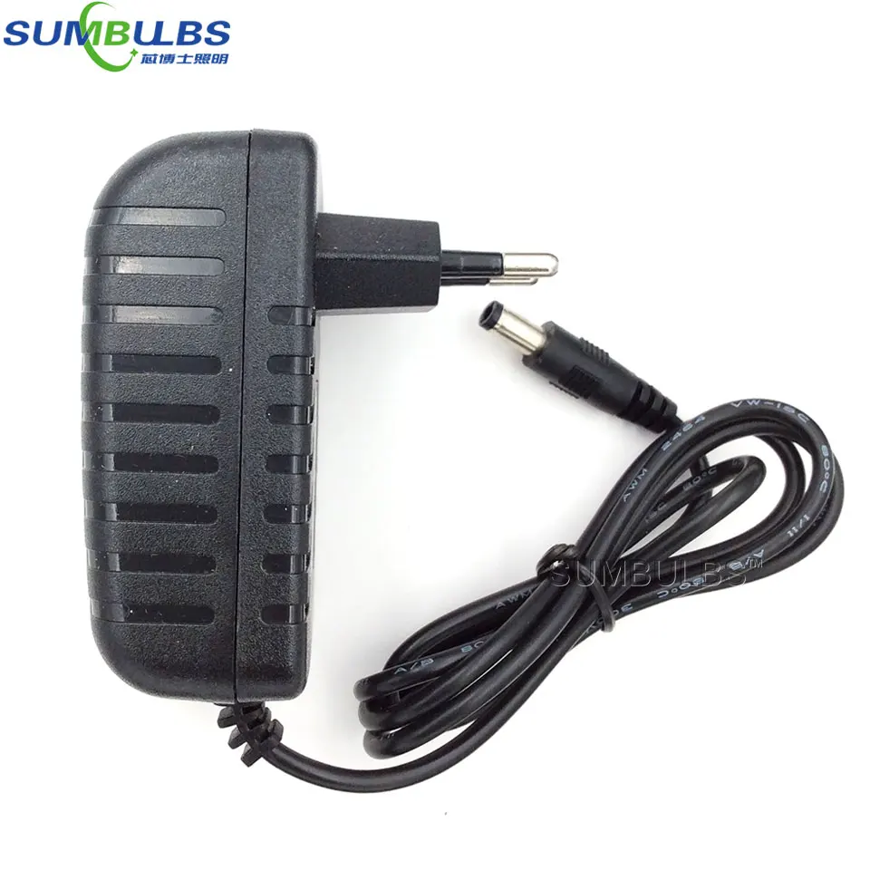 

AC 110V 220V to DC 12V Power Supply Transformer 2A 15W US EU Plug Cord Driver with Cable for LED Strip Tape Lights AC85-265V