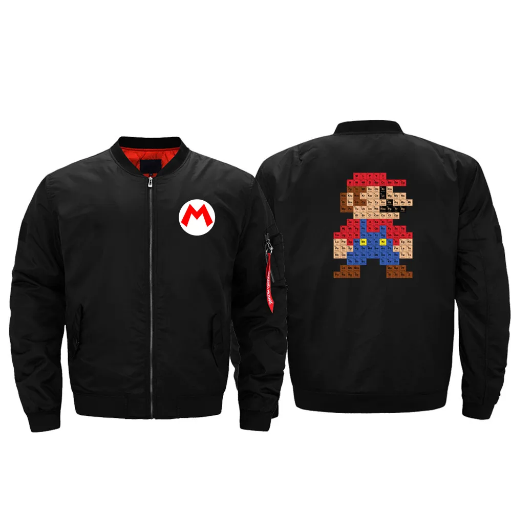 

Super Mario Bros Luigi Koopa Yoshi 2019 bomber jacket men's bomber jacket kimono masculino jacket