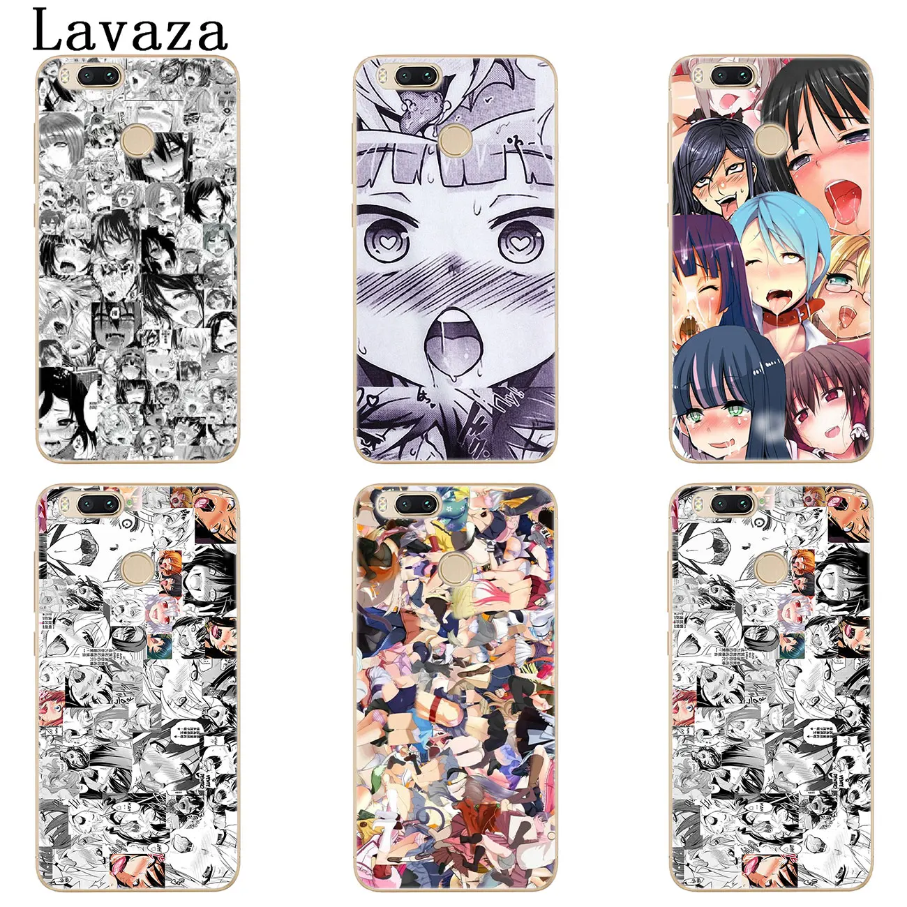 Lavaza cute Ahegao Anime Funny Hard Phone Case for Xiaomi MI 9 8 SE A2 Lite A1 pocophone f1 5X 5S 6 6X MIX 2S MAX 3 Mi9 MiA2 Mi8