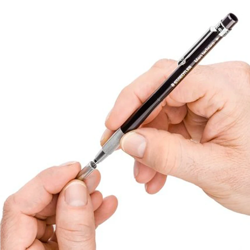 STAEDTLER 780 2,0 мм механические карандаши+ ластик набор карандашей для рисования школьные канцелярские принадлежности офисные принадлежности металлический механический стержень для карандаша