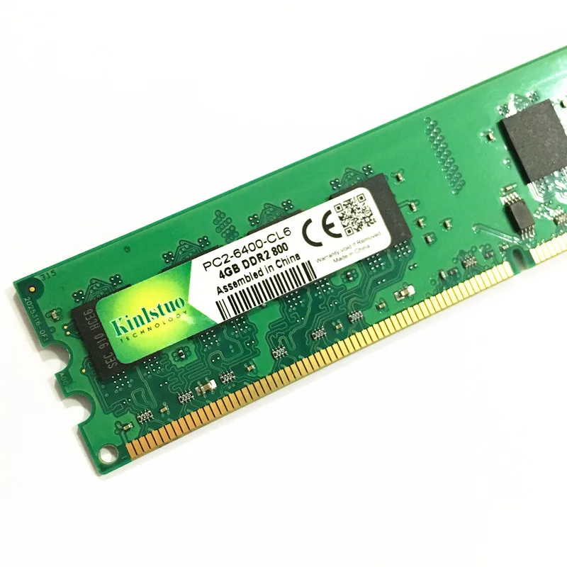 Kinlstuo Rams DDR2 800 МГц/667 МГц 4 Гб память для ПК 6400/5300 настольных компьютеров LONG DIMM