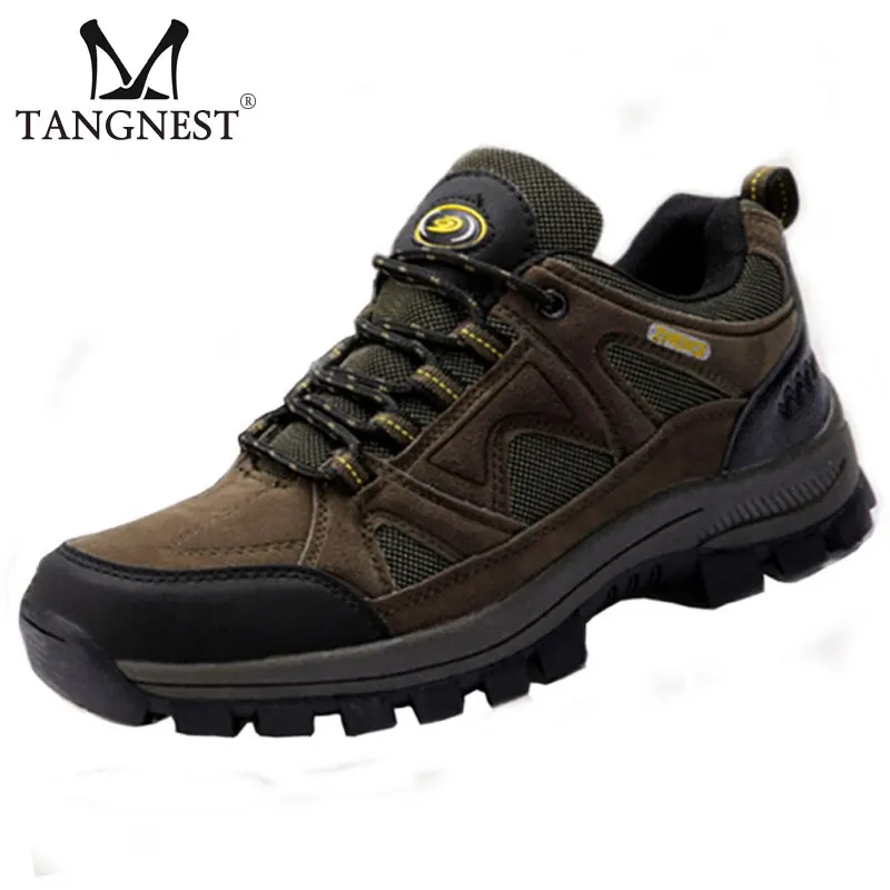 

Men Outdoor Shoes 2017 New Breathable Couple Mountain Shoes Casual Waterproof Platform Flats Man Size 36~44 XYD114