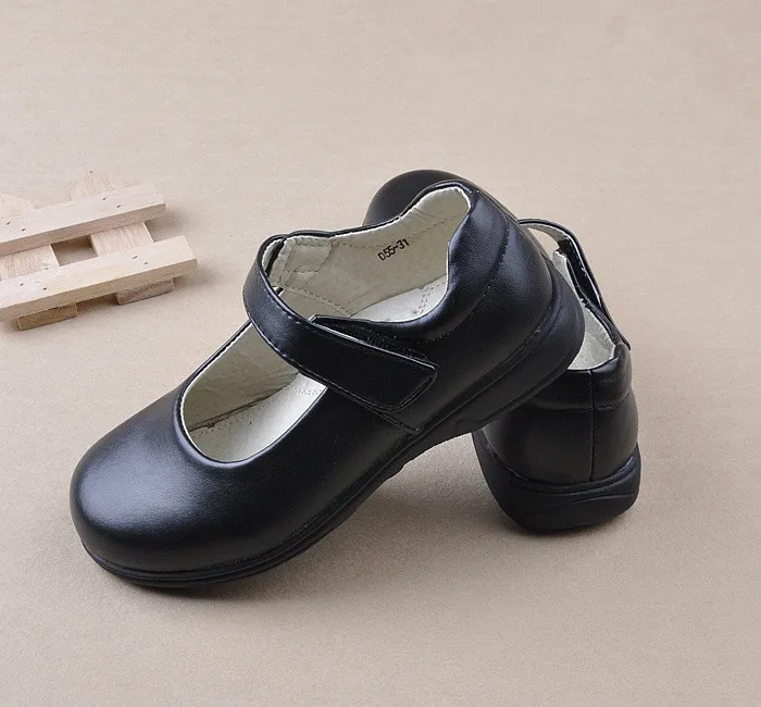 girls shoes Children Girl Student Shoes School Black Leather Shoes Girls Fashion Princess Shoes Kids Classic Glowing Uniforms Sinlge Shoes slippers for boy