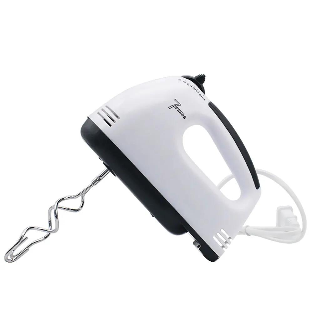 

Speed Regulation 7 Files Eggbeater Powerful Electric Milk Frother Drink Foamer Kitchen Mixer Egg Beater Household Baking Tools
