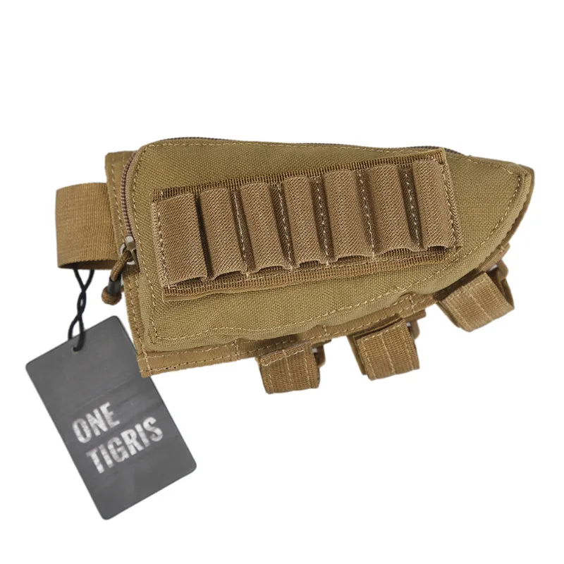 Tactical Shotgun Shell Pouch Rifle Rest Buttstock Shotgun