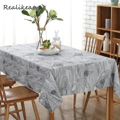 

Hot Sell Europe Style Cotton Retro Simulation Wood Table Cloth Table Photography Background Party Home Cloth Decor LFB118